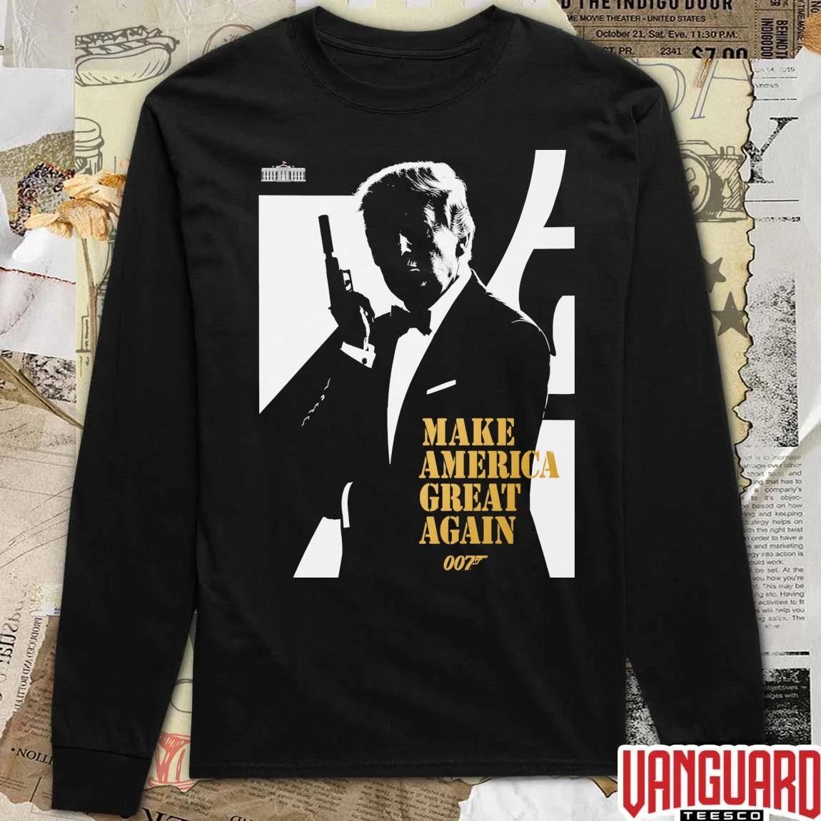 Donald Trump Make America Great Again 007 White House t-shirt