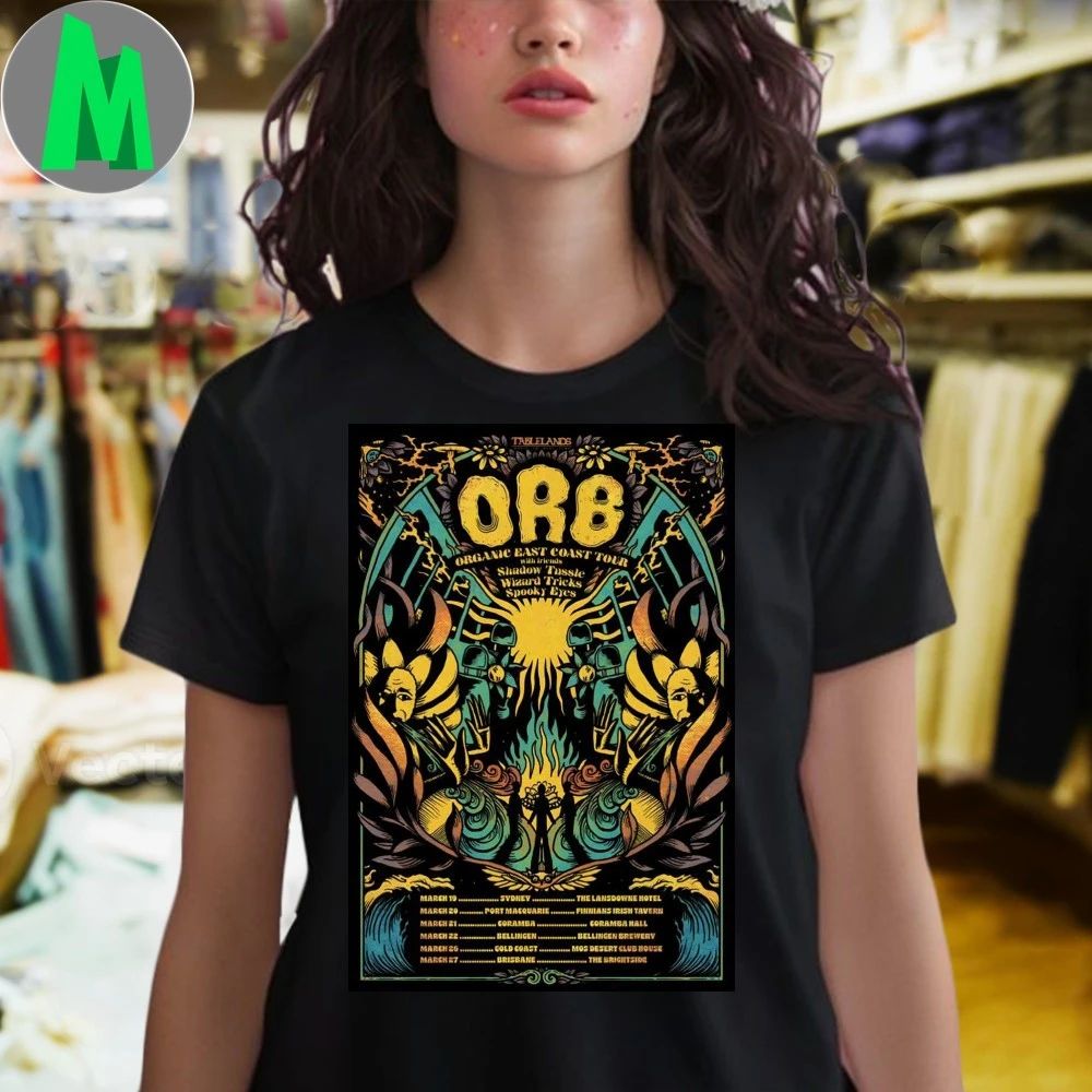 O.r.b Band Organic East Coast Shows 2026 Poster Shirt