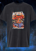 Metallica Overload with explosion and various items shirt