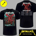 Metallica Red Dragon M72 Cardiff 28 June 2026 Two Sides T-Shirt
