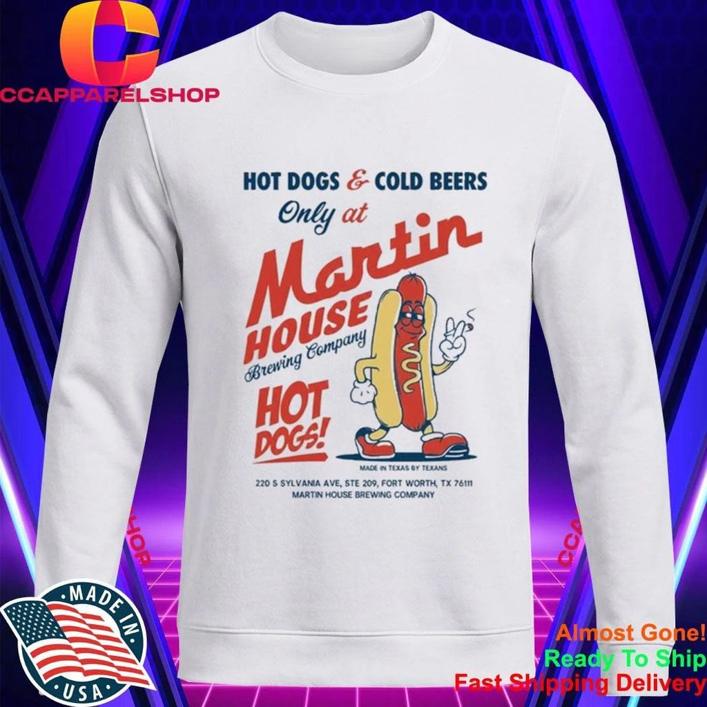 Martin House Brewing Company Glizzy Fest Hot Dog And Cold Beers Shirt
