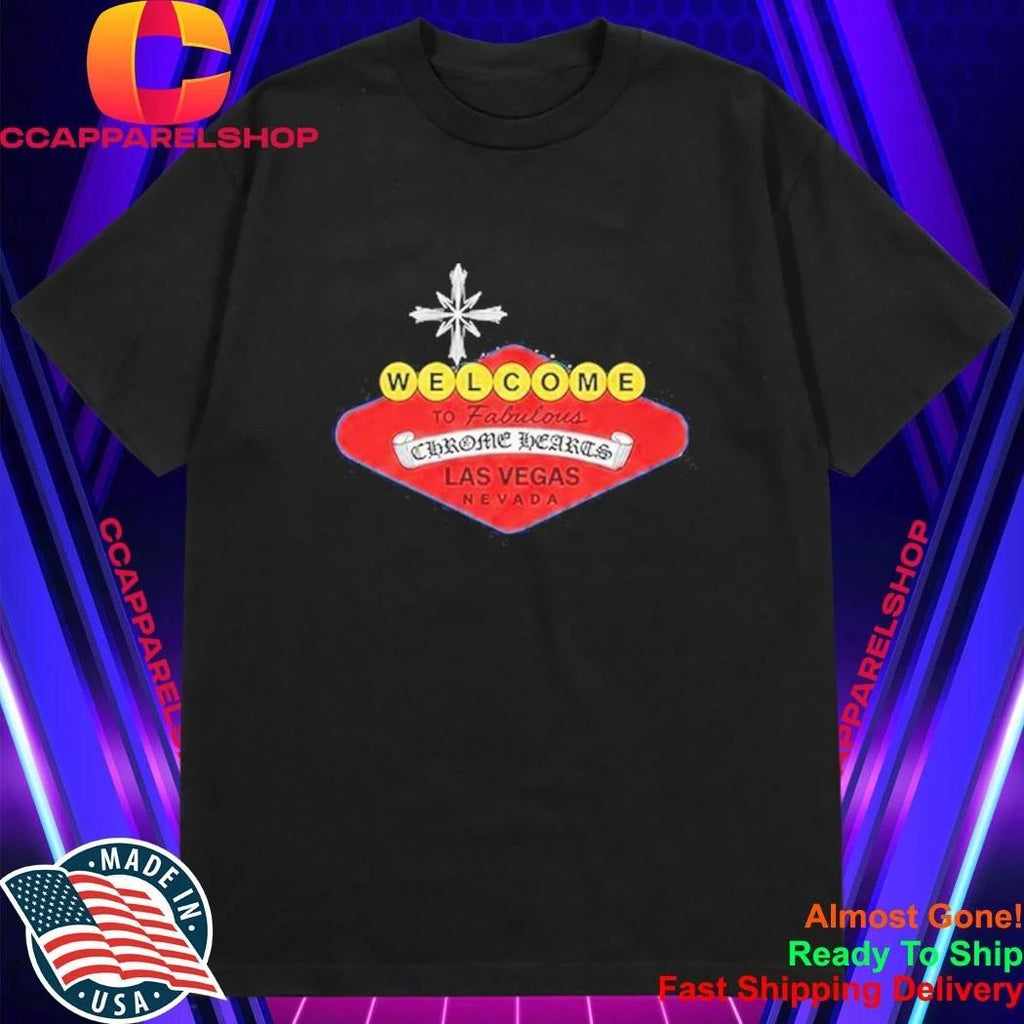 J-Hope wearing Chrome Hearts Welcome To Vegas Shirt