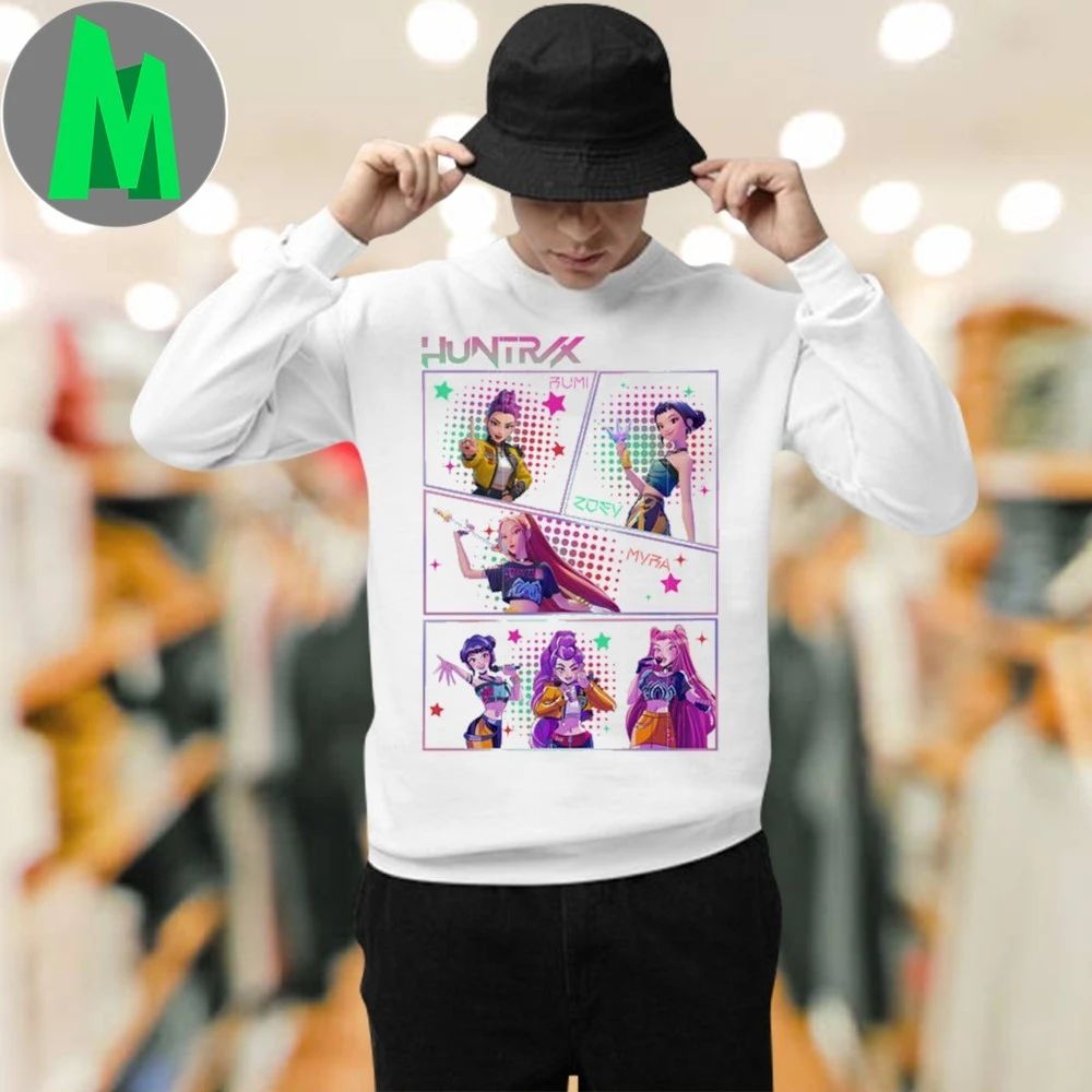 Huntrix kpop girl groups huntrix kpop demon hunters shirt