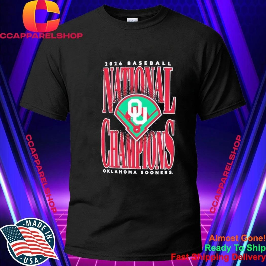 2026 Baseball National Champions Oklahoma Sooners Shirt