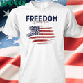 Charlie Kirk Freedom Garden Flag T-shirt