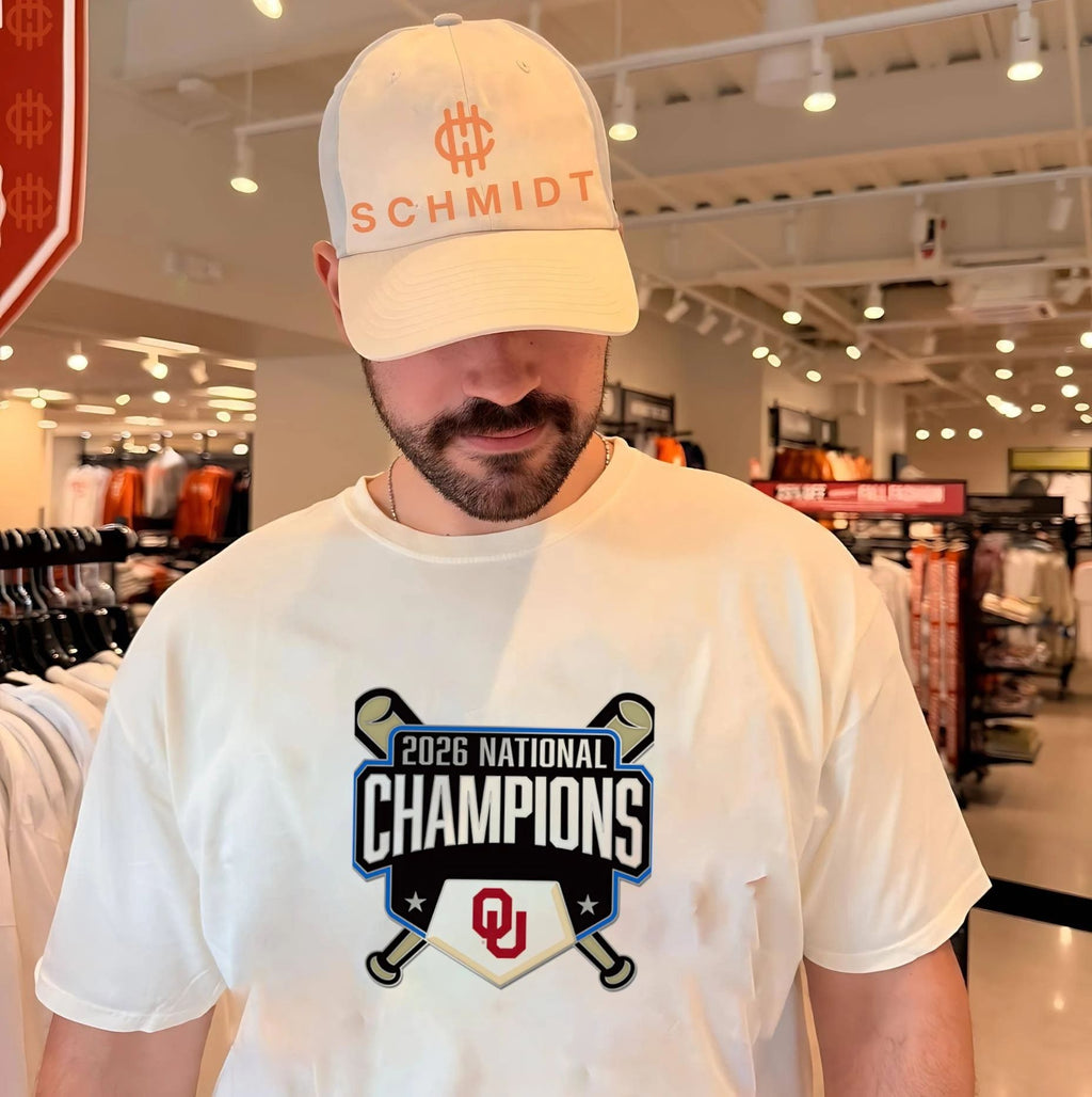2026 Oklahoma Sooners National Champions logo shirt