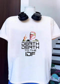 Death to the IDF Masked Fighter Graphic T-Shirt