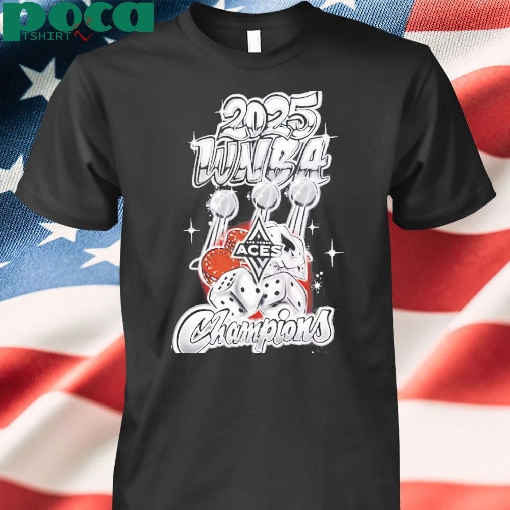 Las Vegas Aces Round21 2025 Wnba Finals Champions T-shirt