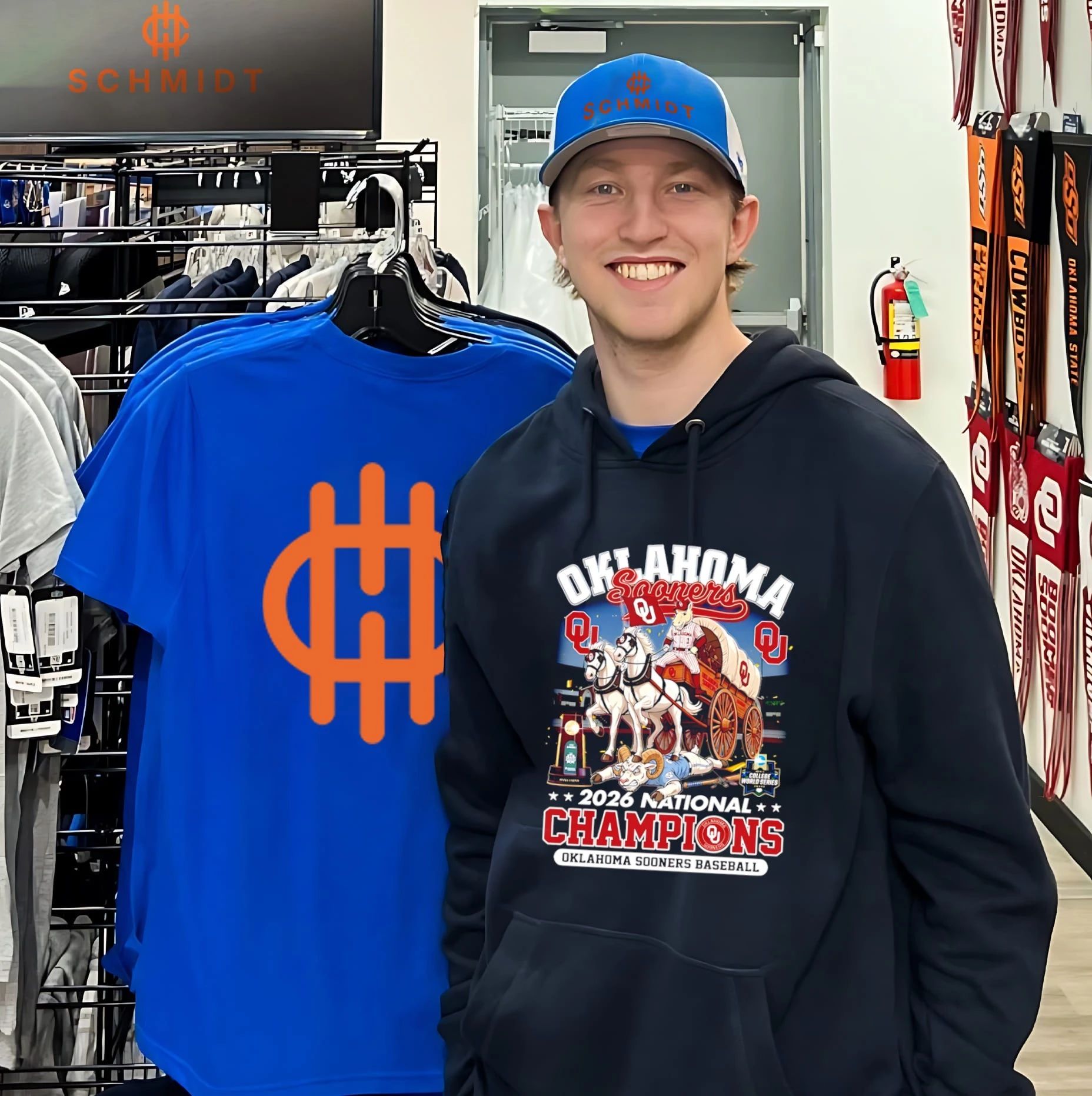 Oklahoma Sooners 2026 National Champions Baseball shirt
