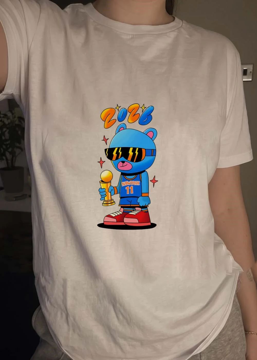 Blue Bear Holding Championship Trophy New York 11 2026 T-Shirt