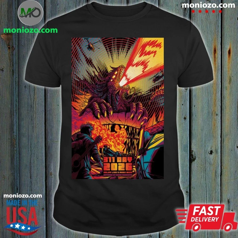 Original 311 Las Vegas NV Mar 8 2026 Tour Poster Shirt