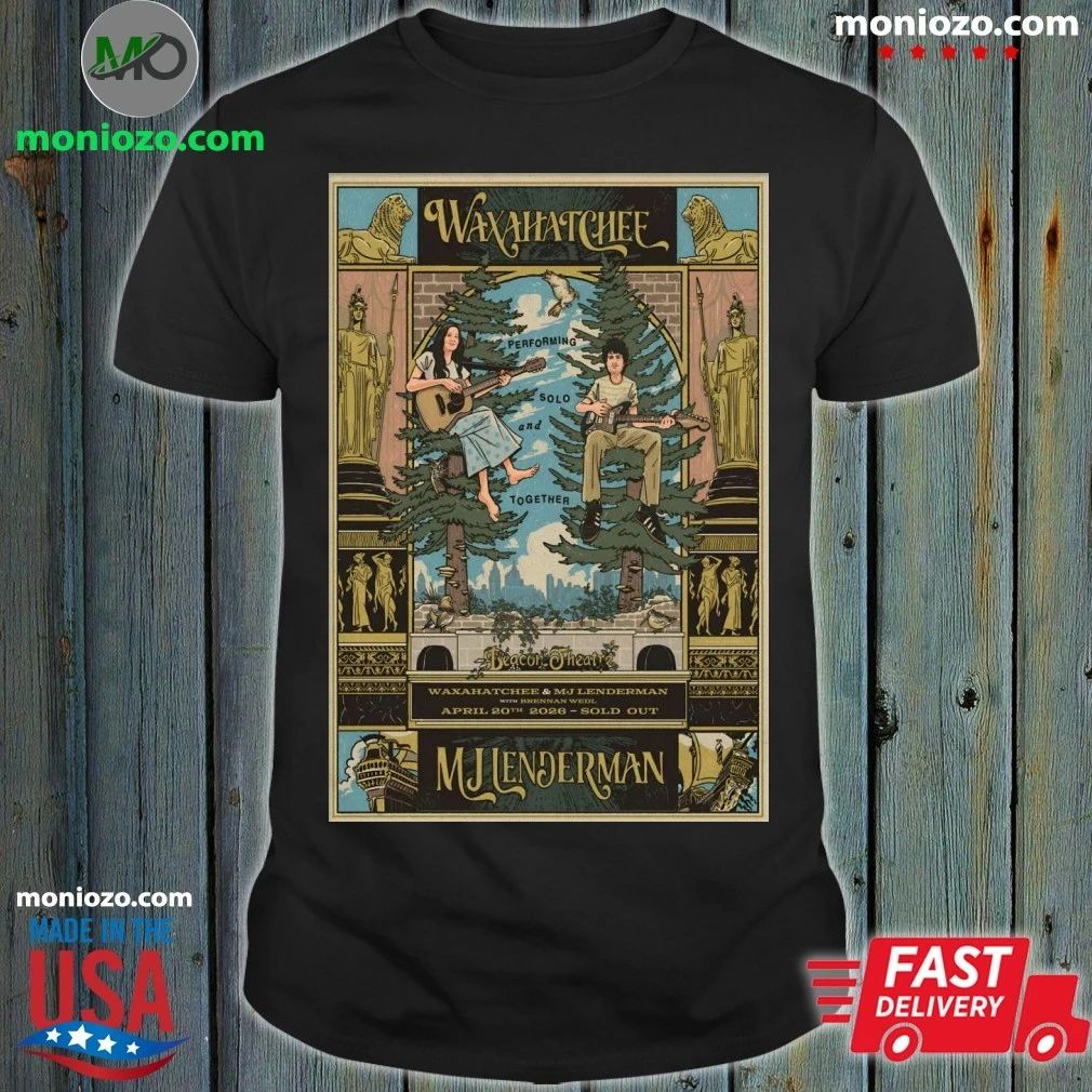 Waxahatchee And MJ Lenderman Apr 20 2026 New York NY Poster Shirt