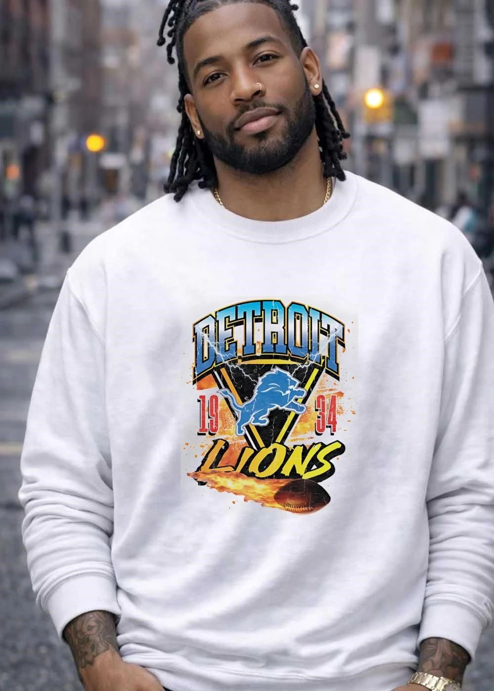 Detroit Lions Fan Gear’ Detroit Lions 19 34 T-Shirt