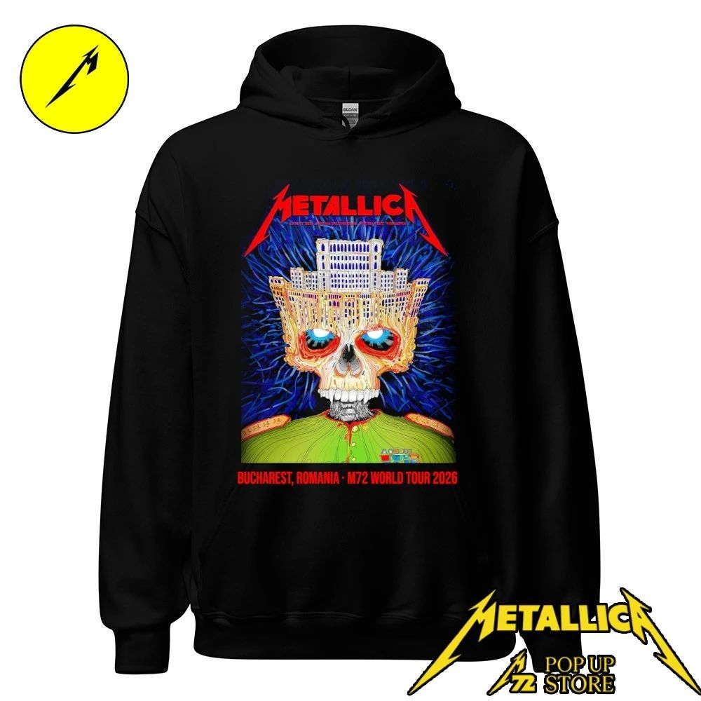 Metallica May 13, 2026 Bucharest, Romania Arena Nationala The Parliament of Death POster Shrit