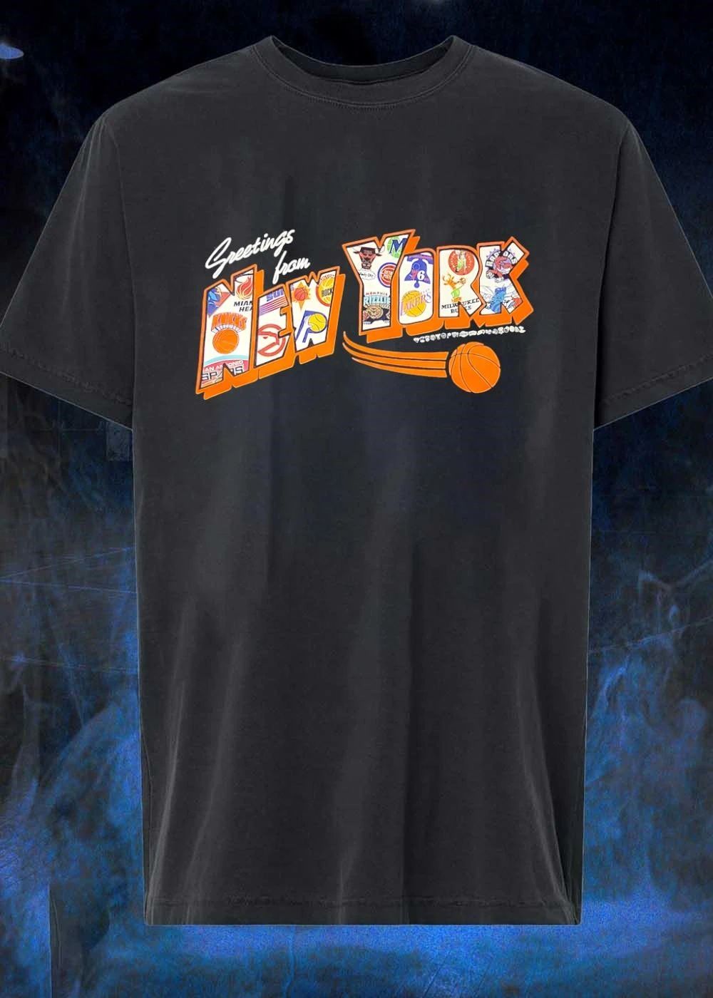 Greetings From New York NBA Teams Vintage Basketball 2026 Season Shirt