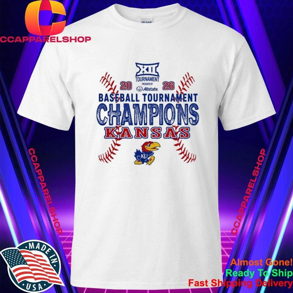 Kansas Jayhawks Big 12 Baseball Tournament 2026 Shirt