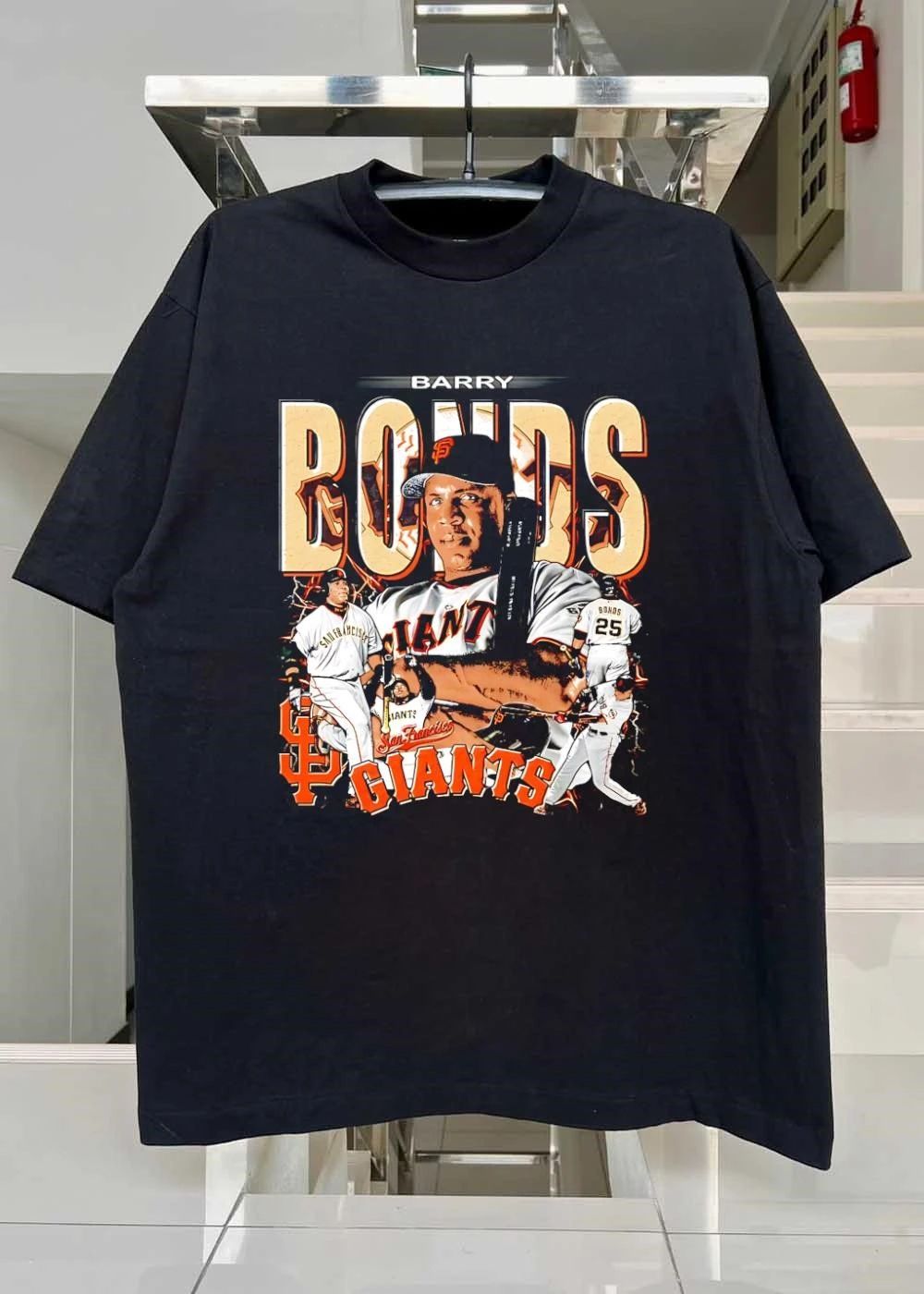 Barry Bonds Baseball Art San Francisco Giants Shirt
