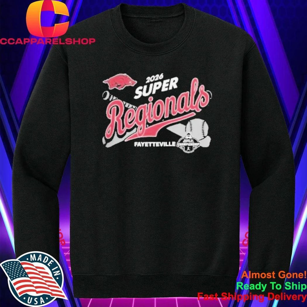 Arkansas Razorbacks 2026 Super Regionals Gainesville Softball FAYETTEVILLE Shirt