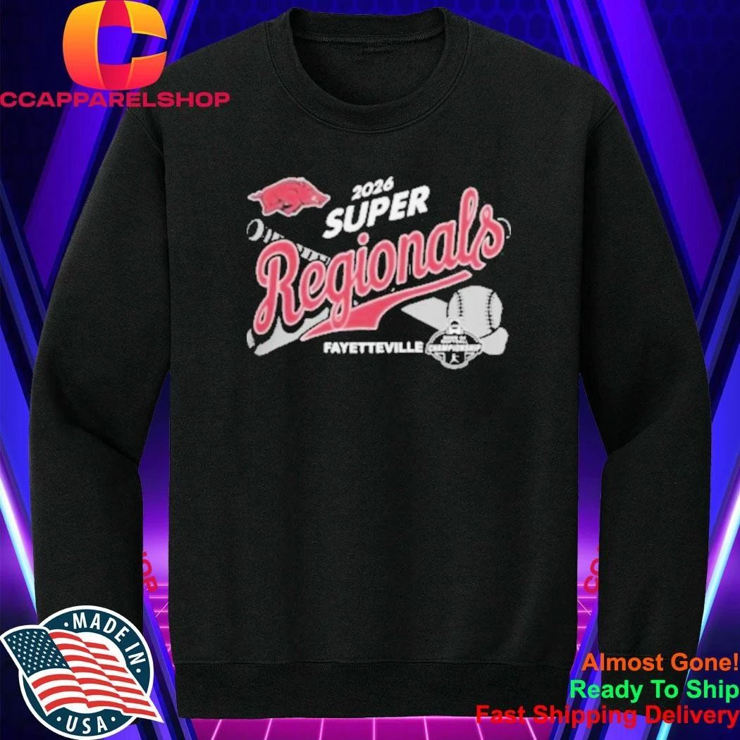 Arkansas Razorbacks 2026 Super Regionals Gainesville Softball FAYETTEVILLE Shirt