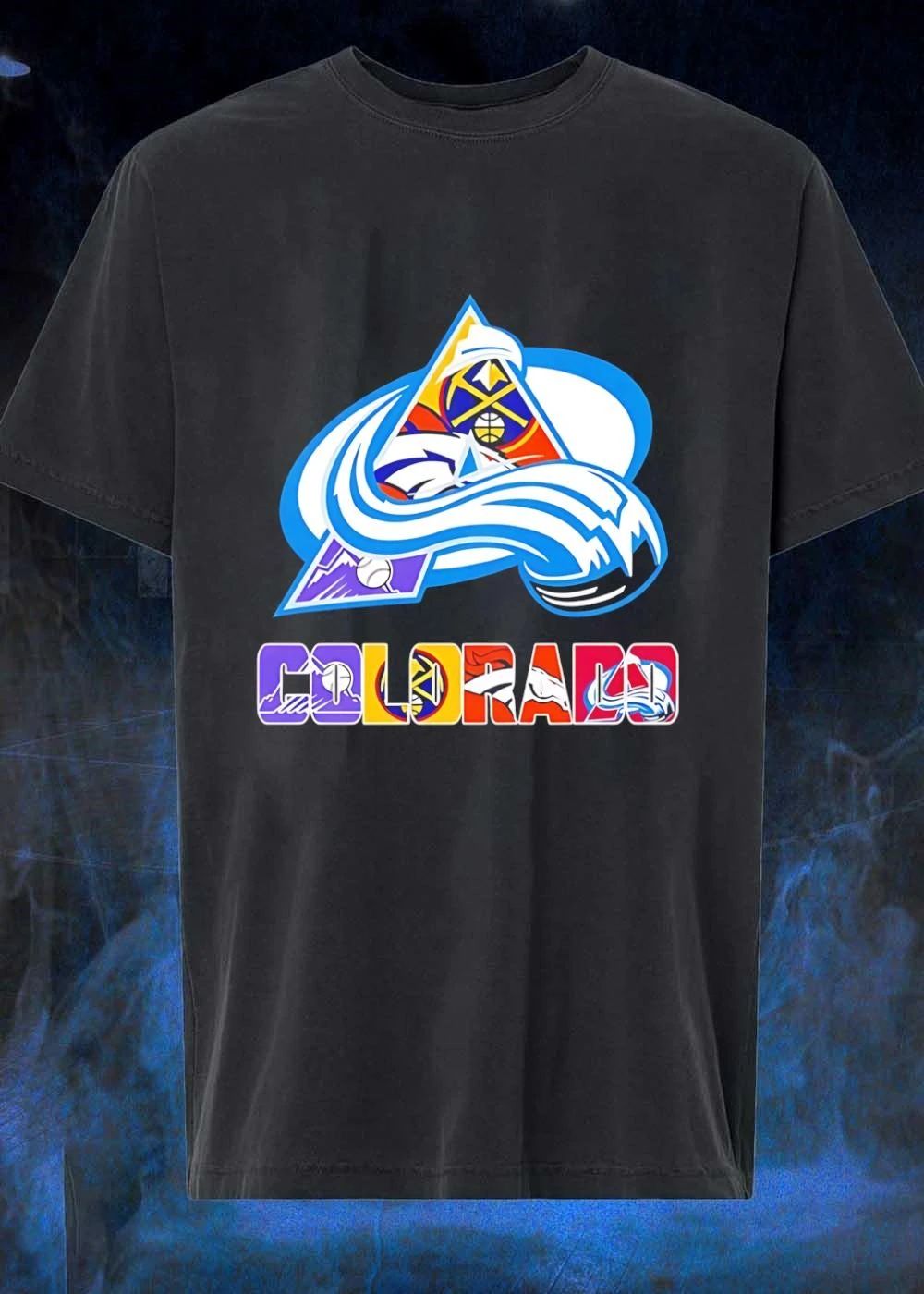 Colorado sports teams Avalanche logos shirt