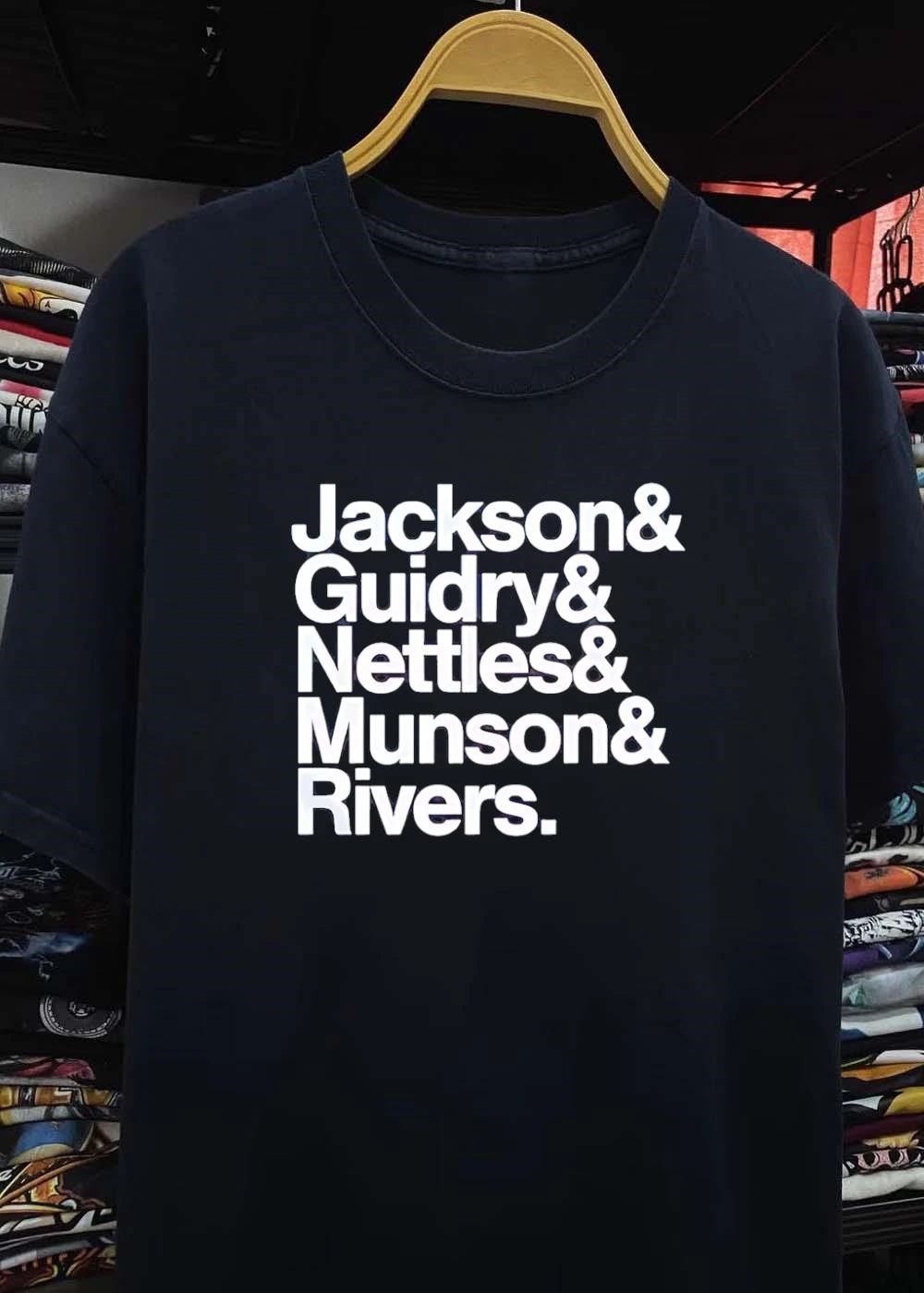 Jackson & Guidry & Nettles & Munson & Rivers New York Yankees Shirt