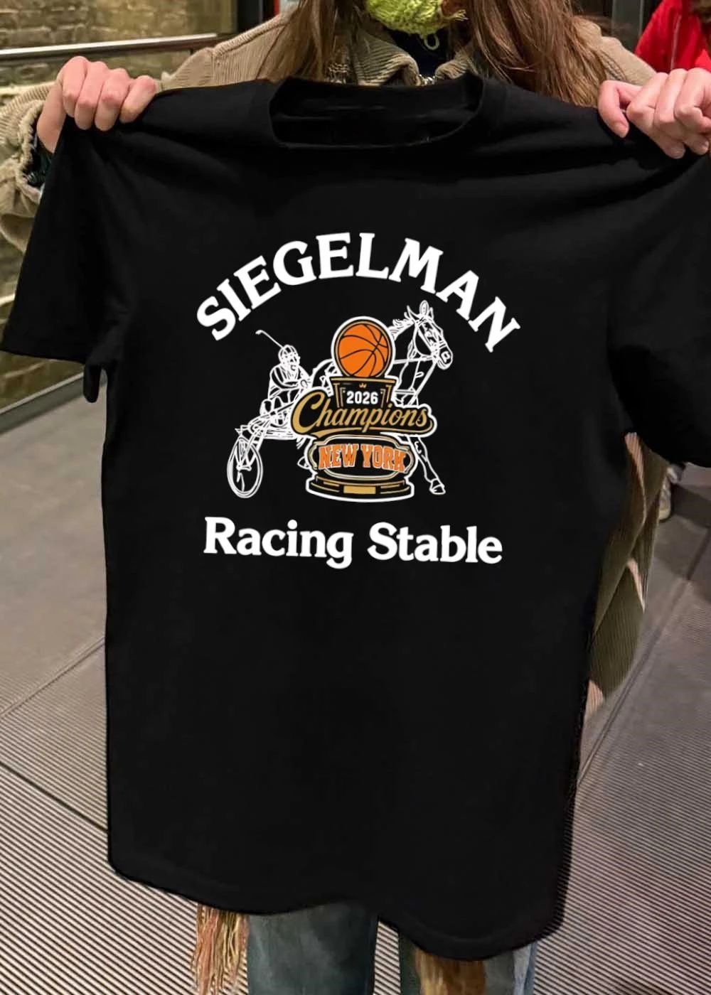 Siegelman Racing Stable 2026 Champions New York Basketball Horse shirt