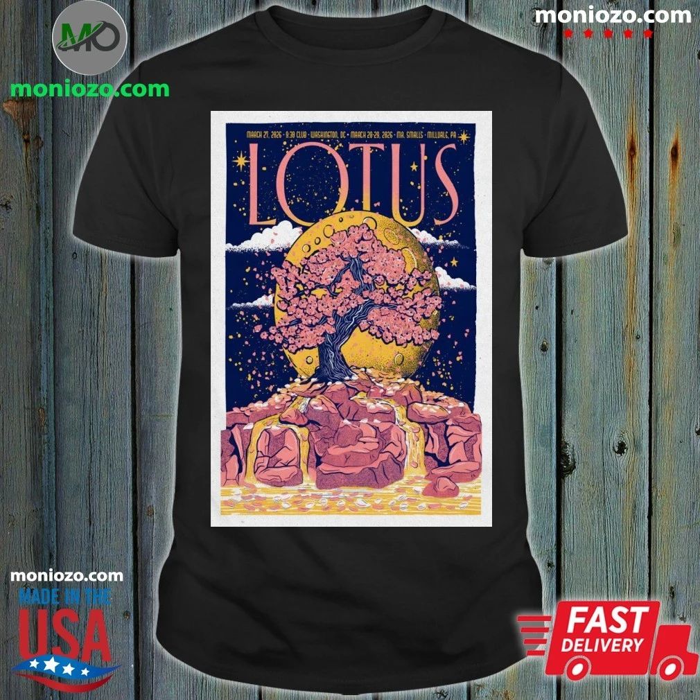 Original Lotus 9-30 Club In Washington DC March 27 2026 Poster Shirt