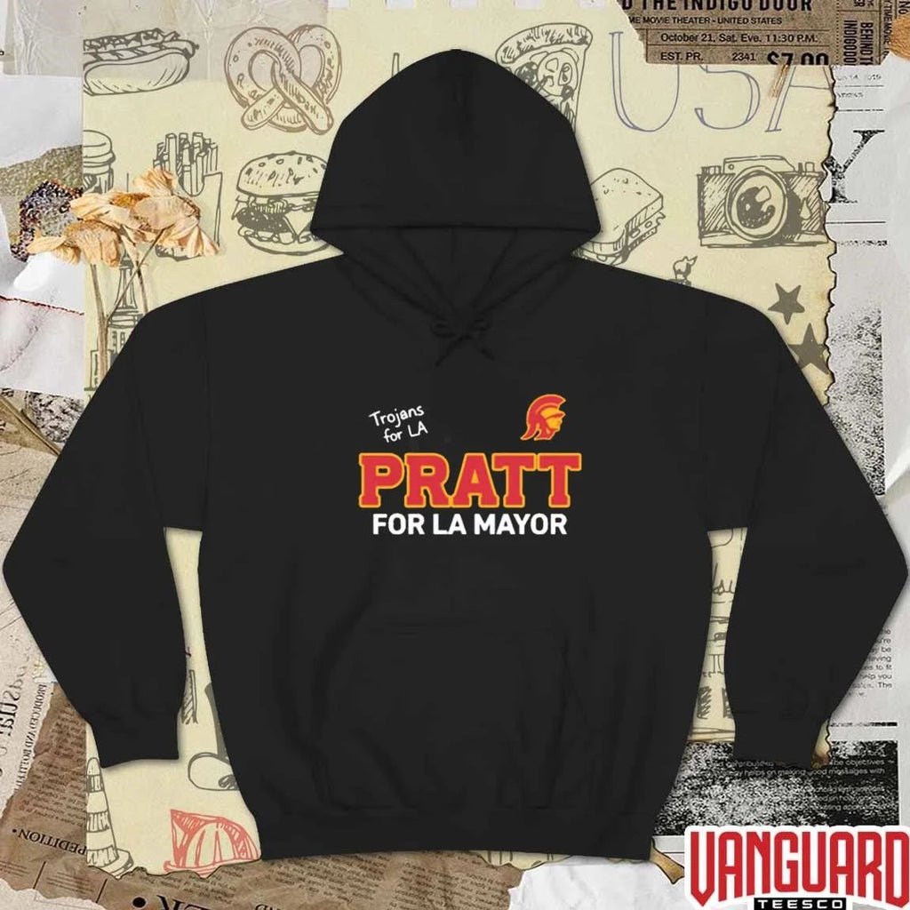 Trojans For LA Pratt For LA Mayor USC Los Angeles 2026 Political t-shirt