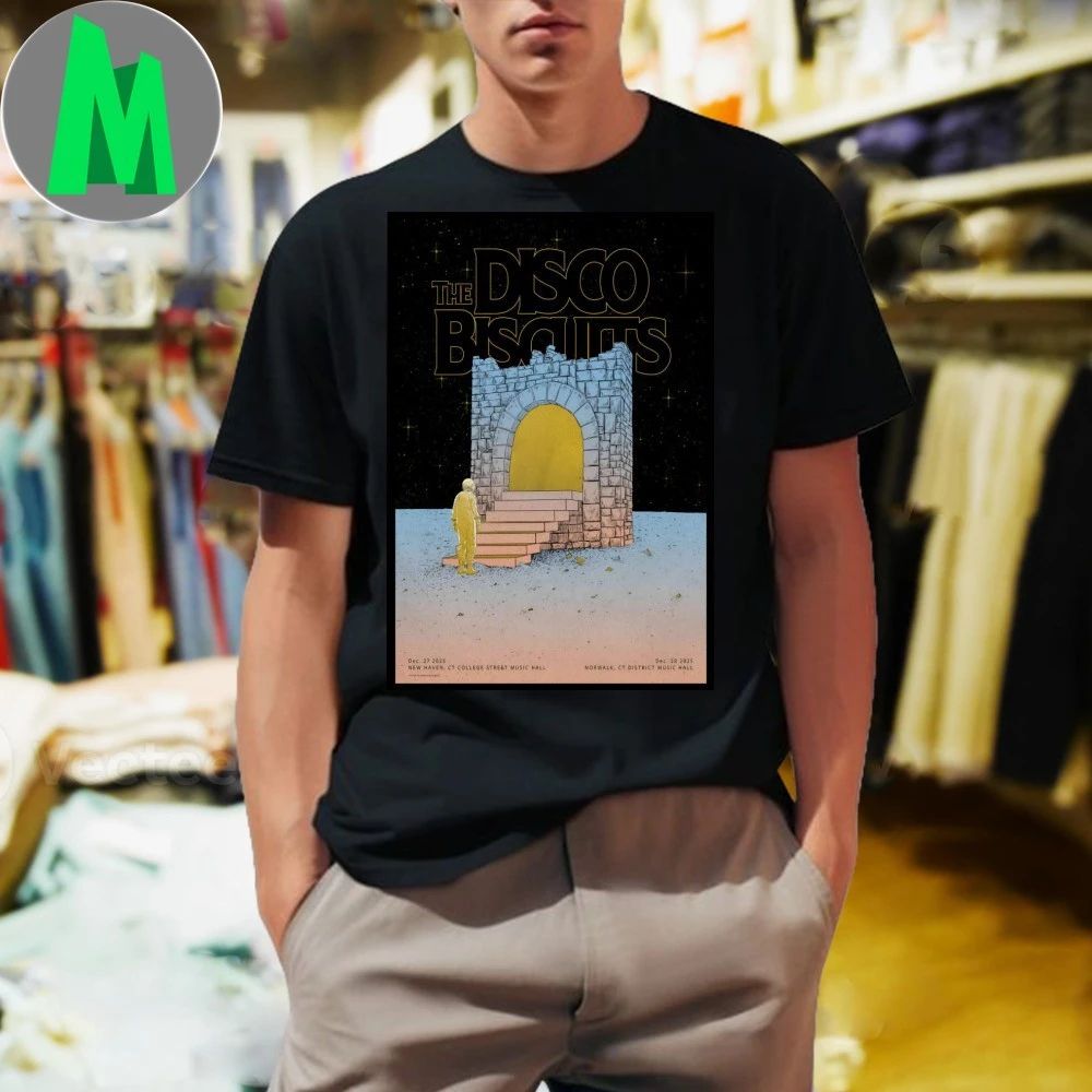 The Disco Biscuits Dec 27 2025 College Street Music Hall in New Haven CT Poster Shirt