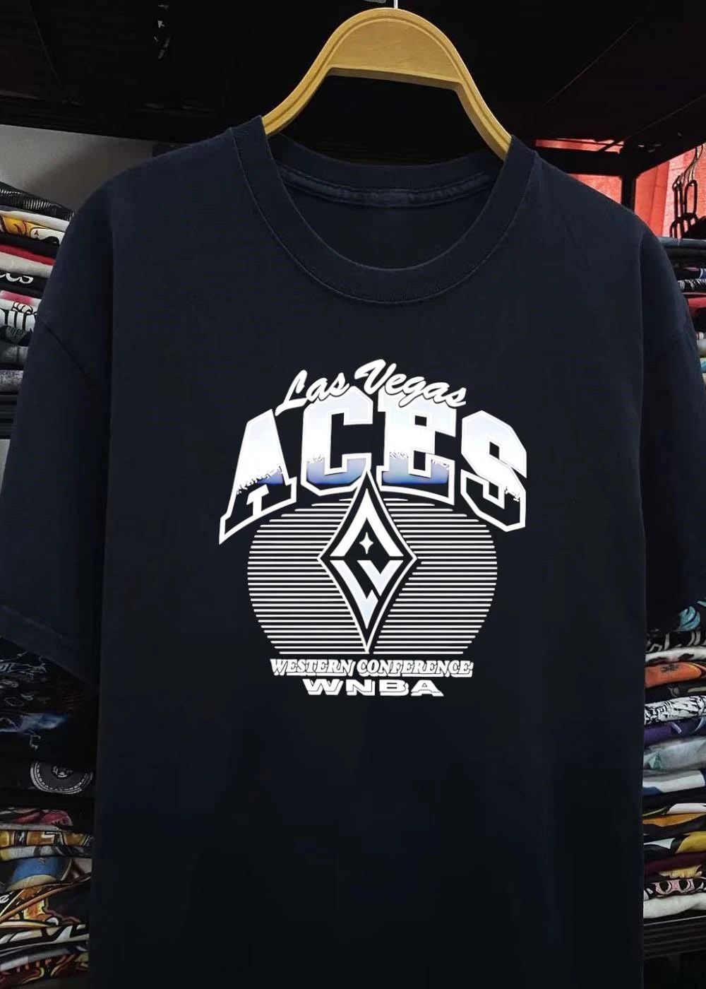 Las Vegas Aces Western Conference WNBA Black Short Sleeve T-Shirt