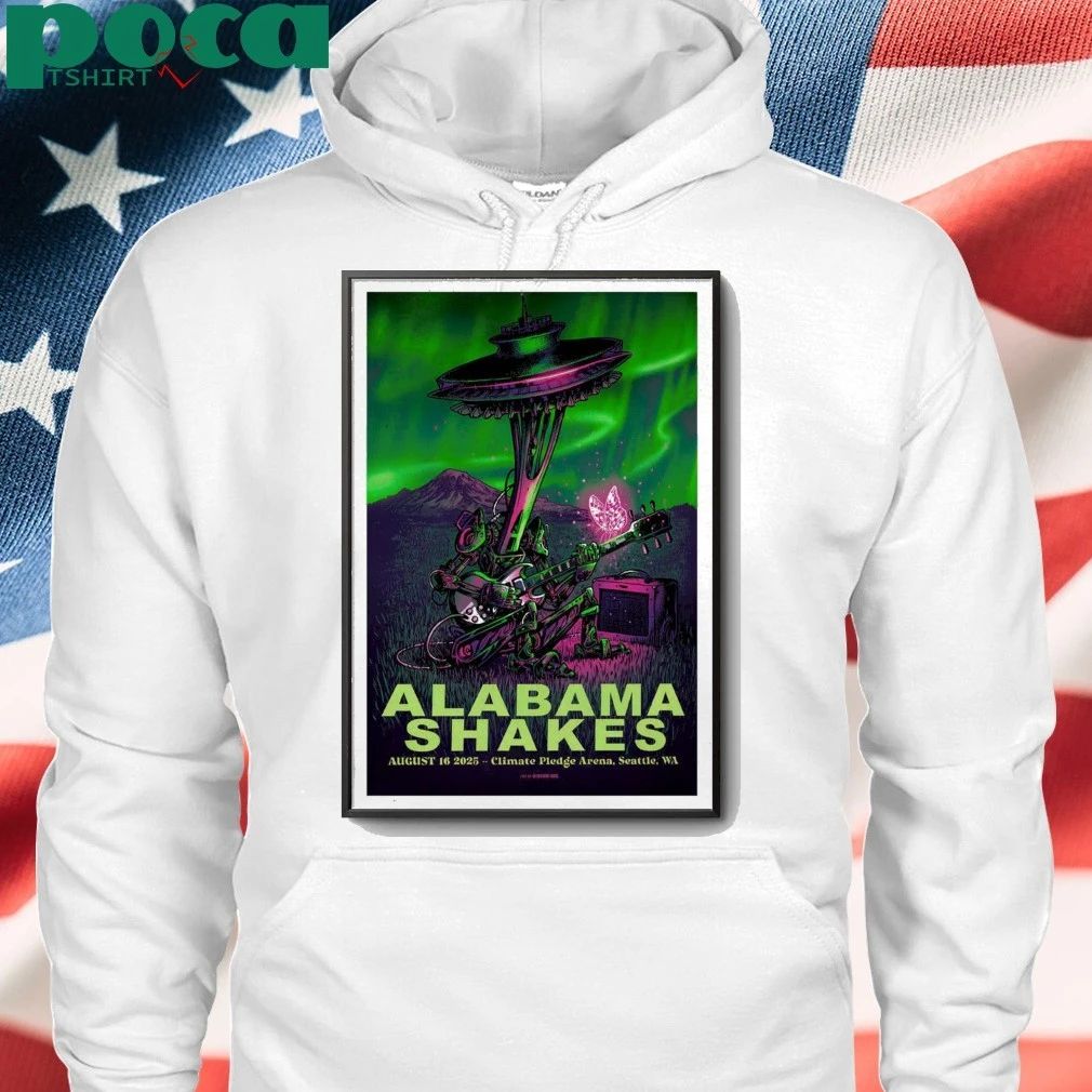 Poster 08 16 2025 Seattle, WA Alabama Shakes shirt