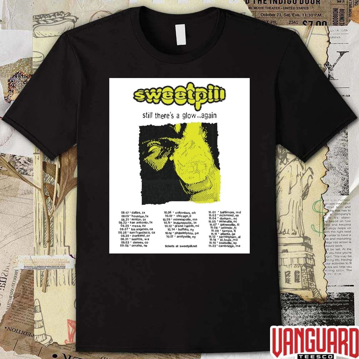 Sweet Pill 2026 US Headline Tour Still There’s A Glow Again Poster t-shirt
