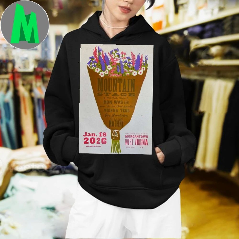 Mountain Stage West Virginia Jan 18 2026 Poster Shirt