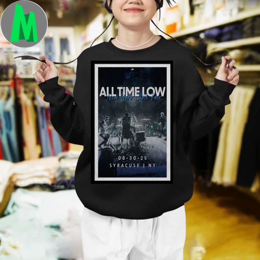 All Time Low Concert Syracuse, NY in New York State Fair Aug 30 2025 Poster Shirt
