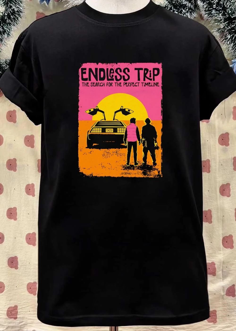 Endless Trip The Search for the Perfect Timeline Time Machine T-Shirt