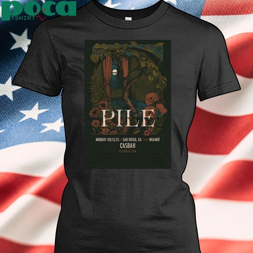Pile Sep 15 2025 The Casbah In San Diego CA Poster T-shirt