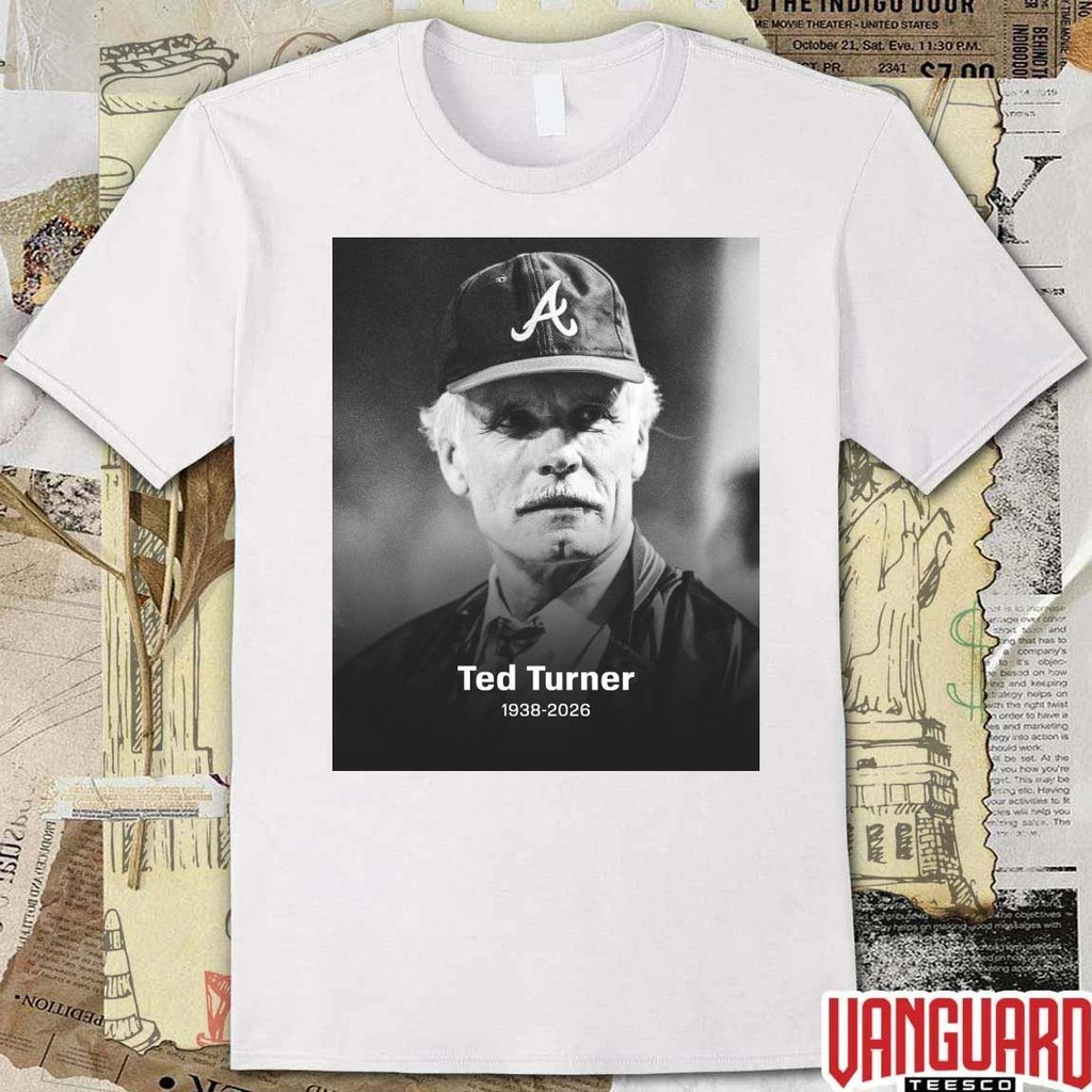 Ted Turner 1938 – 2026 ESPN t-shirt