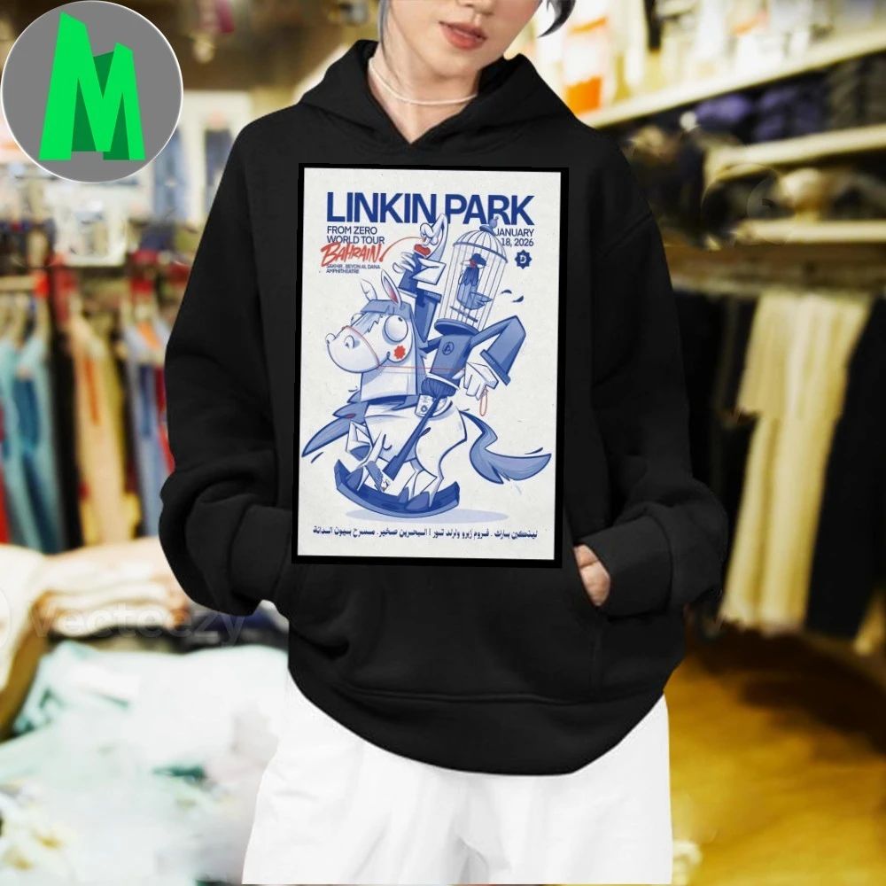 Linkin Park Tour Sakhir Bahrain Jan 18 2026 Poster Shirt