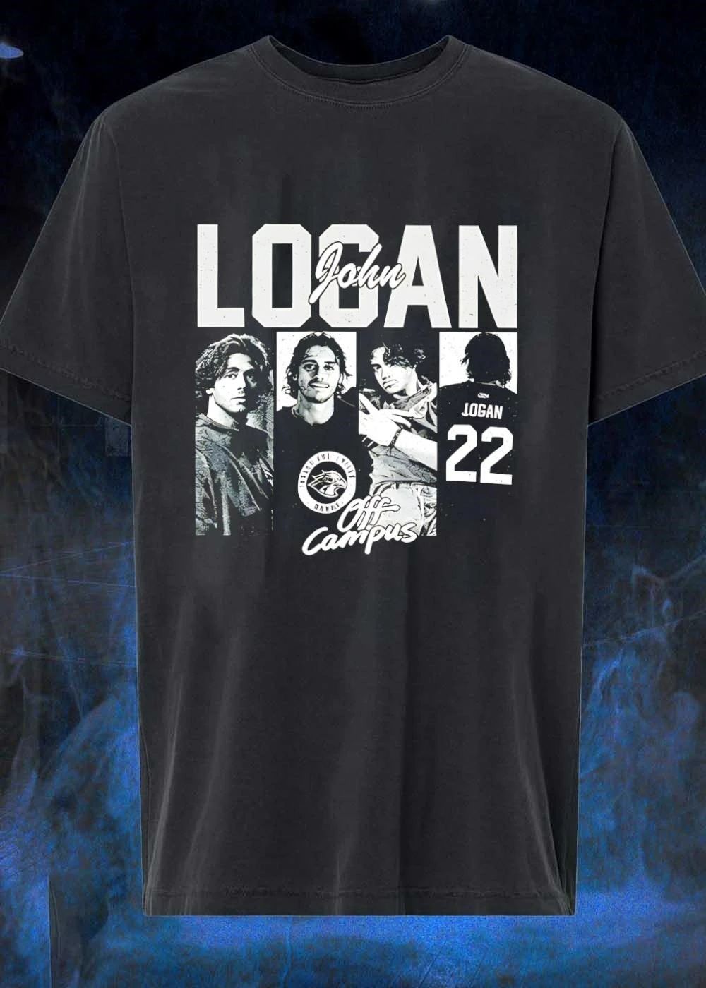 John Logan Davis Hawks 22 Off Campus Collage Shirt