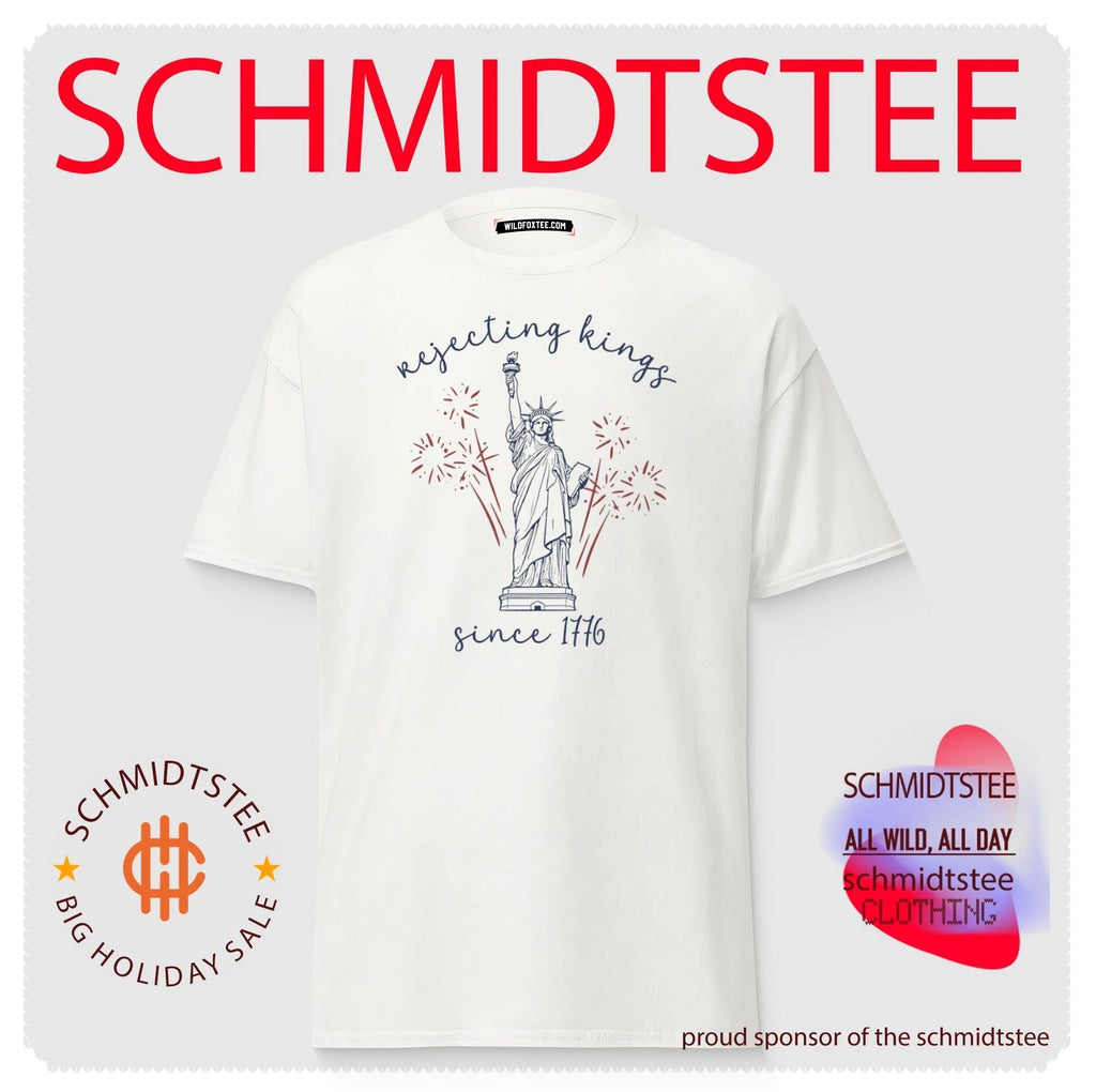 Rejecting Kings Since 1776 Liberal 4th of July Protest 250 Anniversary shirt