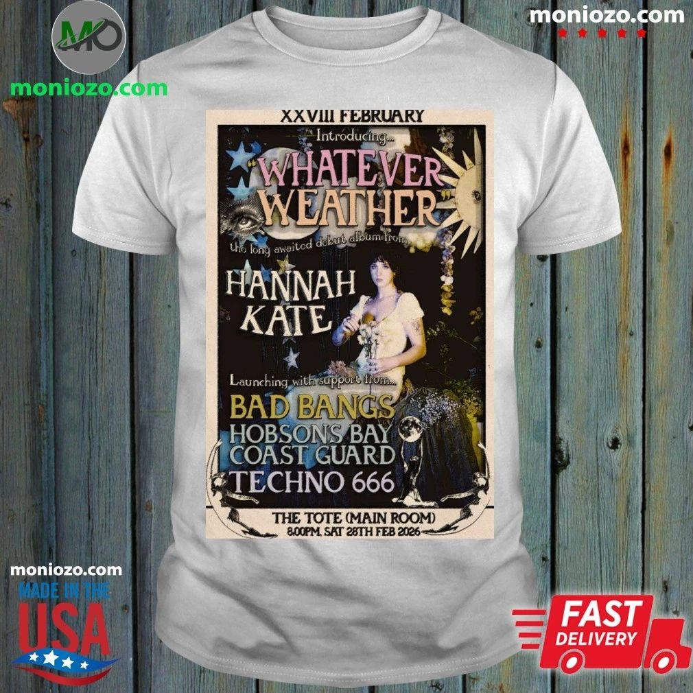 Hannah Kate Feb 28 2026 Poster The Big Announcement Shirt