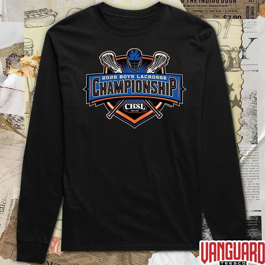 2026 CHSL Boys Lacrosse Championship Logo t-shirt