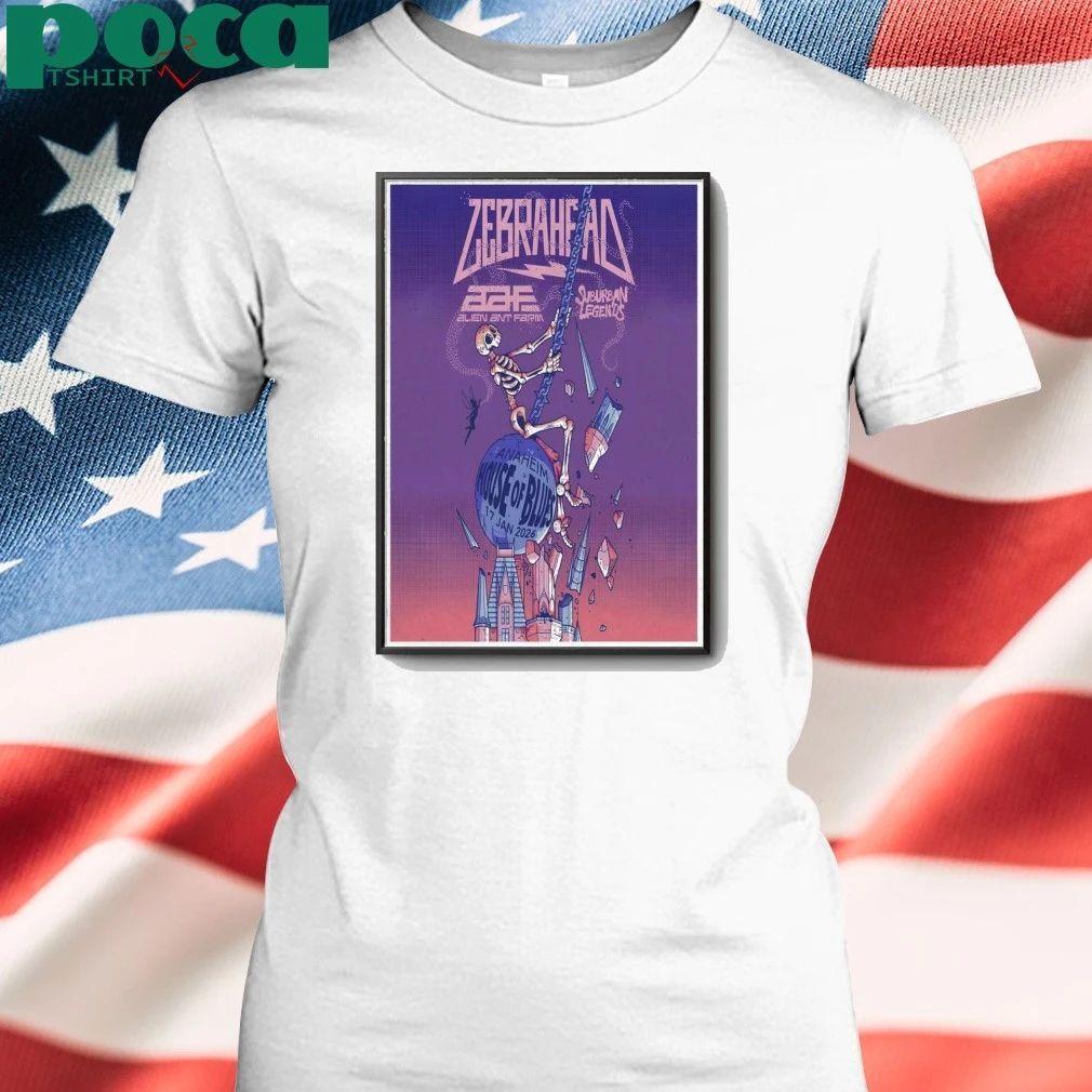 Zebrahead Jan 17 2026 Anaheim CA Poster shirt