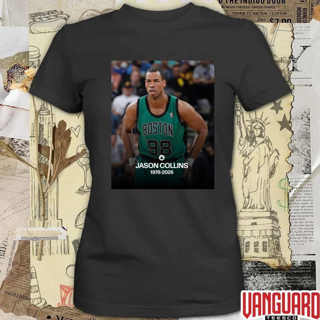 RIP Jason Collins 1978 – 2026 Boston Celtics Poster t-shirt