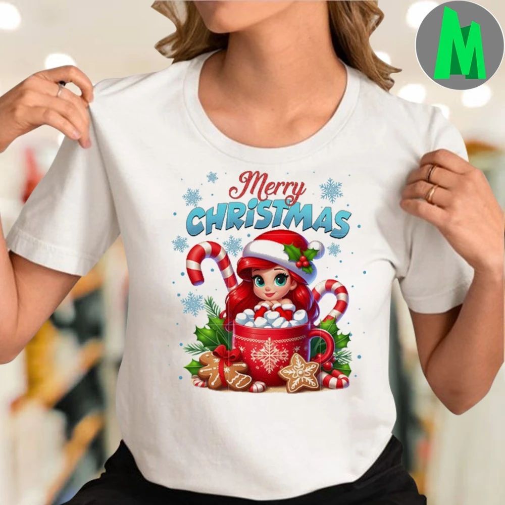 Original Ariel coffee mug merry christmas Shirt