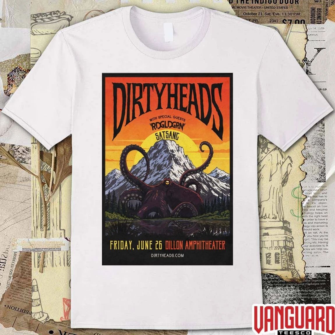 Dirty Heads Dillon Amphitheater June 26, 2026 Poster t-shirt