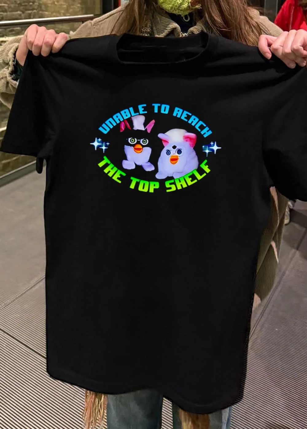 Unable to Reach the Top Shelf Furby T-Shirt