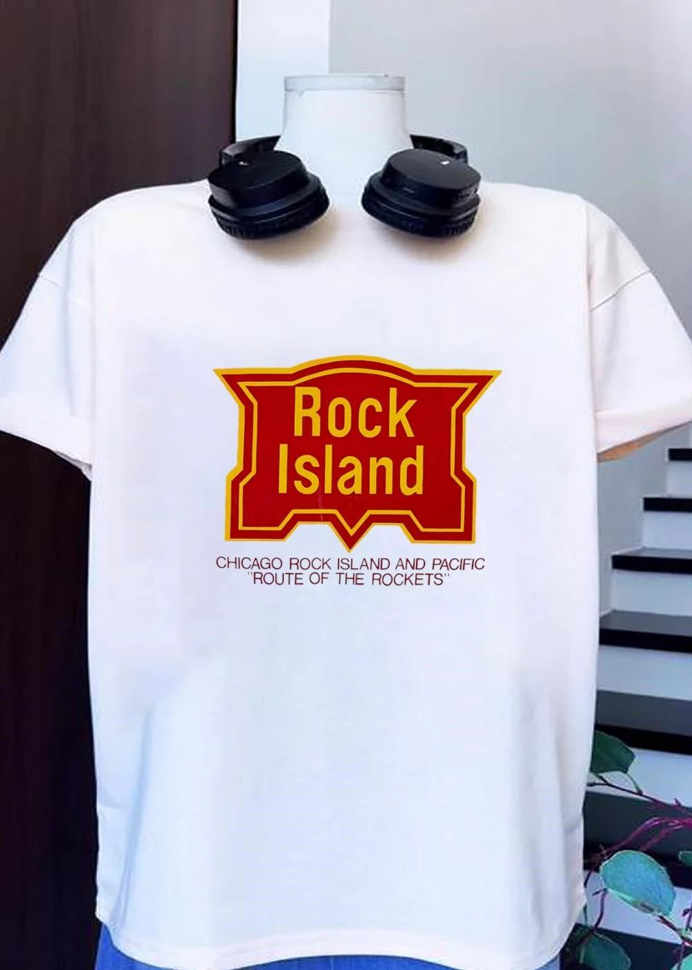 Rock Island Chicago Rock Island and Pacific Route of the Rockets shirt