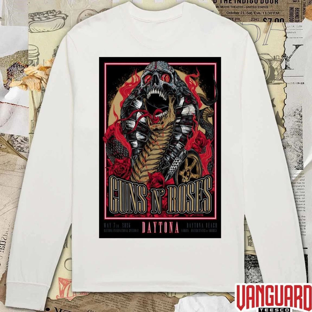 Guns N’ Roses Daytona Beach FL May 7 2026 Welcome to Rockville Poster t-shirt