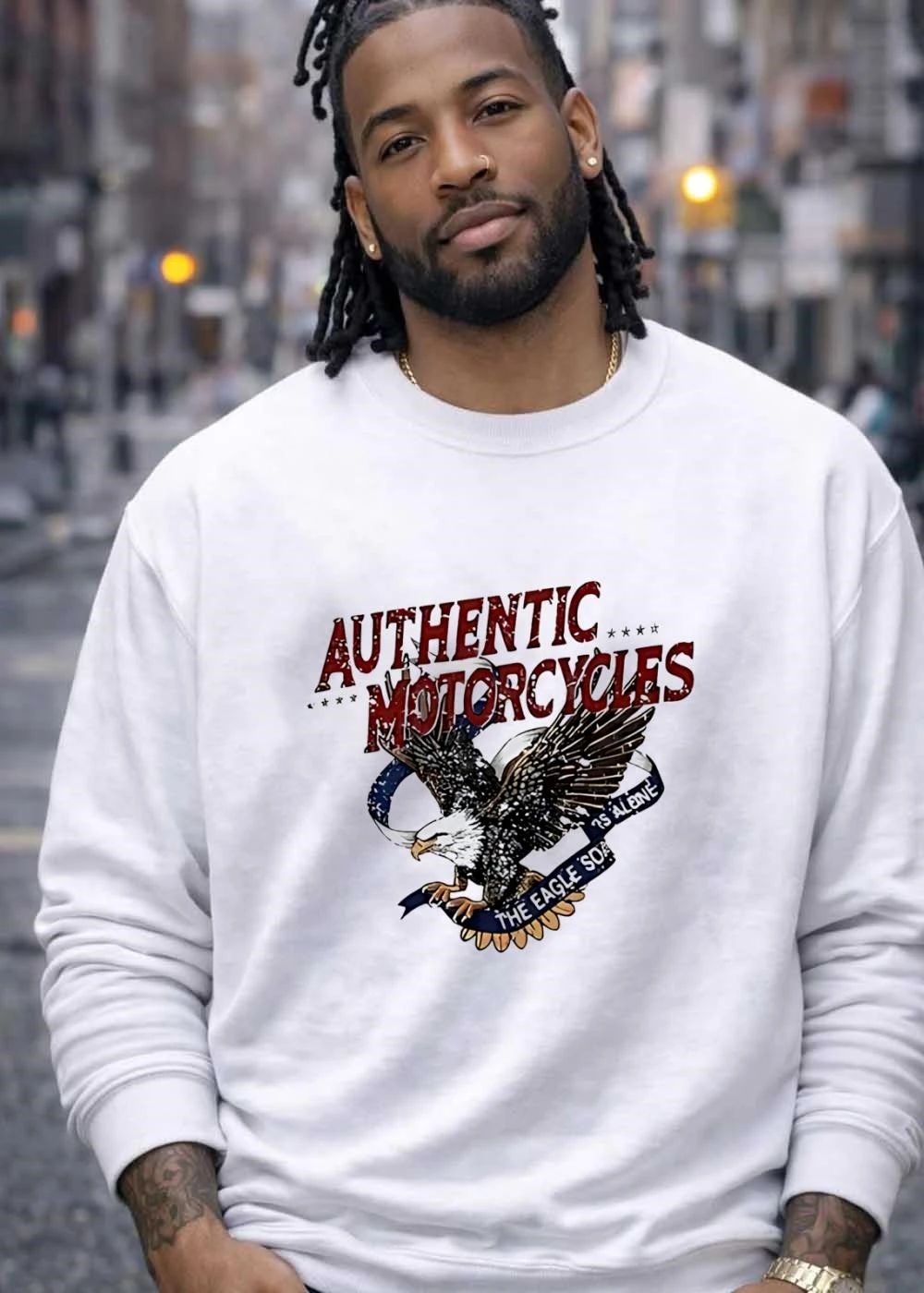 Authentic Motorcycles Eagle Soars Alone shirt